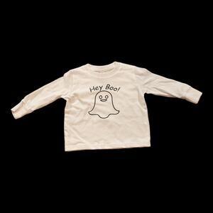 NEW Toddler "Hey Boo! "Halloween Long Sleeve Shirt l Various Sizes